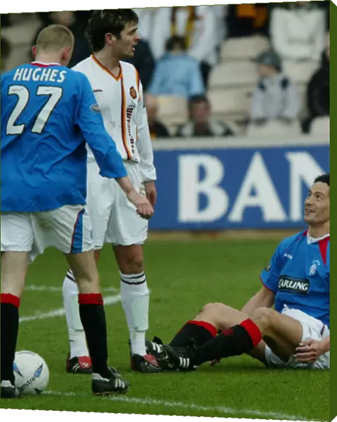 Michael Mols Scores the Winning Goal for Rangers against Motherwell (04 / 04 / 04)