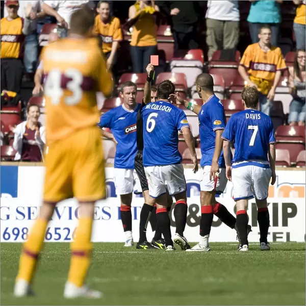 Rangers Bougherra Red-Carded: Rangers 0-0 Motherwell in Scottish Premier League