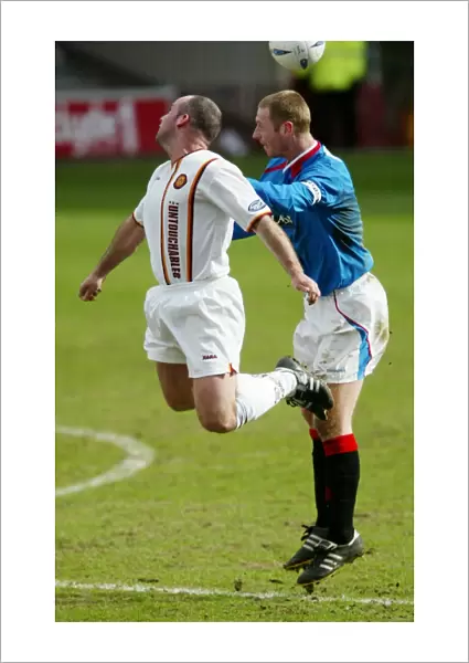 Craig Moore Scores the Thrilling Winner for Rangers: Motherwell 0-1 (04 / 04 / 04)