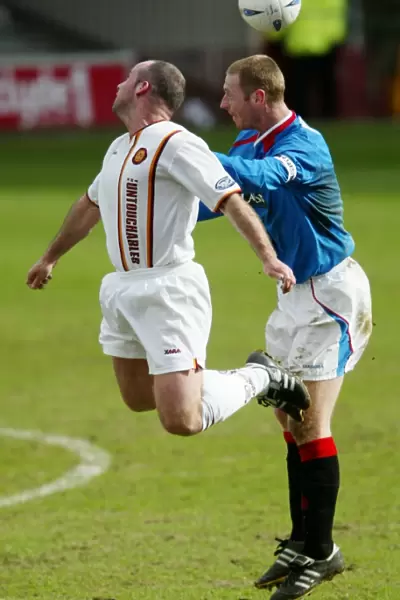 Craig Moore Scores the Thrilling Winner for Rangers: Motherwell 0-1 (04 / 04 / 04)