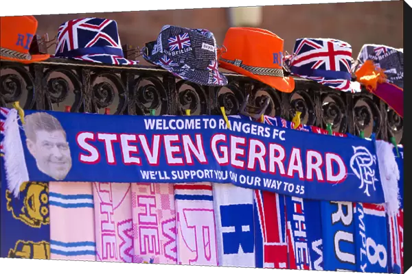 Rangers FC: Steven Gerrard Amidst Memorabilia Sales at Ibrox Stadium - Scottish Cup Nostalgia Revisited