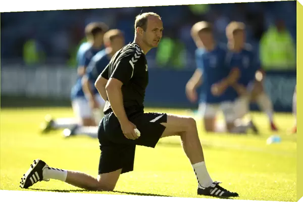 Rangers FC: Jordan Milsom Leads Training at Ibrox Stadium - Scottish Cup Champions 2003