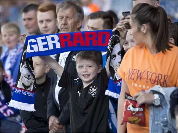 Rangers FC: A Sea of Supporter Pride - Steven Gerrard's Epic Ibrox Debut