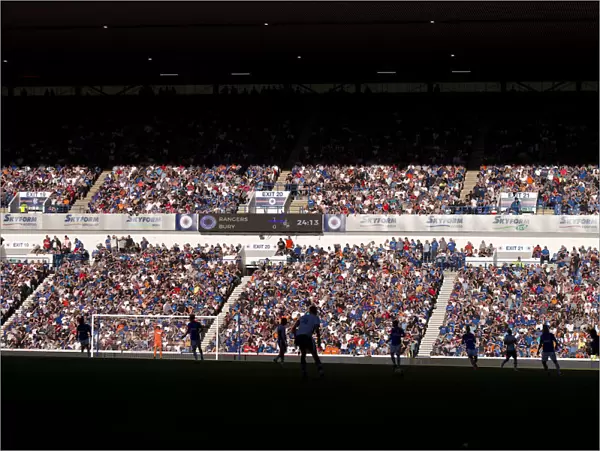 Rangers vs Bury: A Nostalgic Pre-Season Encounter at Ibrox Stadium (Scottish Cup Champions 2003)