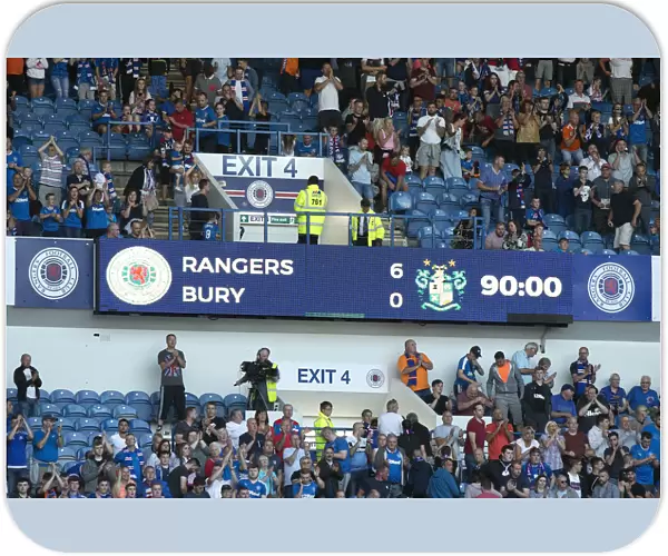 Rangers vs Bury: Ibrox Stadium - Pre-Season Friendly (Scottish Cup Champions 2003) - Scoreboard