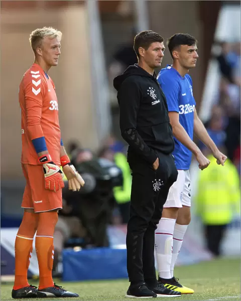 Rangers FC: Steven Gerrard and Subs McCrorie and Bradley Pre-Season Training at Ibrox Stadium