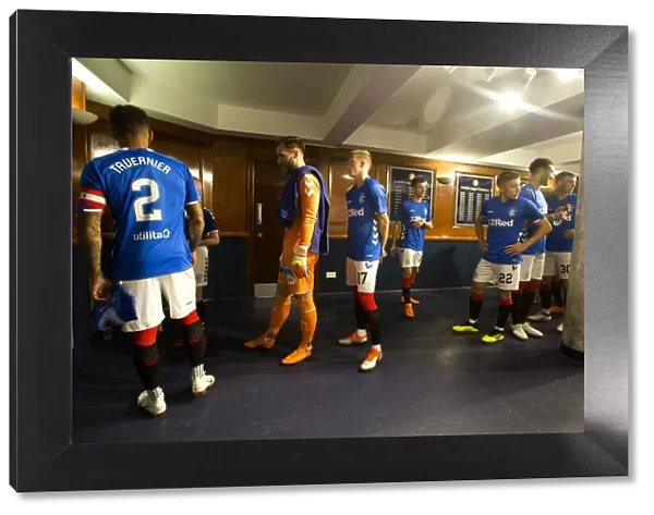 Rangers Players in the Tunnel: Pre-Season Readiness at Ibrox Stadium - Wigan Athletic Friendly (Scottish Cup Champions 2003)