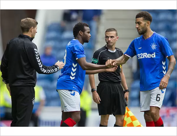 Rangers FC: Lassana Coulibaly Debuts as Replacement for Connor Goldson against Wigan Athletic at Ibrox Stadium