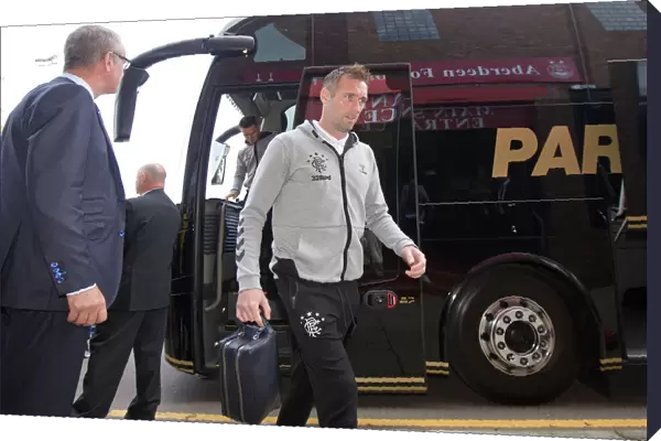 Allan McGregor Exits Rangers Team Bus Ahead of Pittodrie Showdown