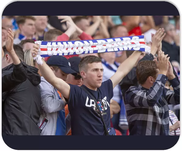 Bercelebrated Rivalry: Rangers Fans at Pittodrie Stadium, Ladbrokes Premiership Clash