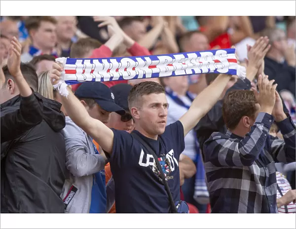 Bercelebrated Rivalry: Rangers Fans at Pittodrie Stadium, Ladbrokes Premiership Clash
