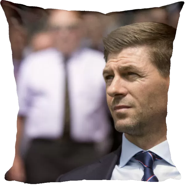 Steven Gerrard: Rangers Manager at Pittodrie - Leading the Team Against Aberdeen in the Ladbrokes Premiership