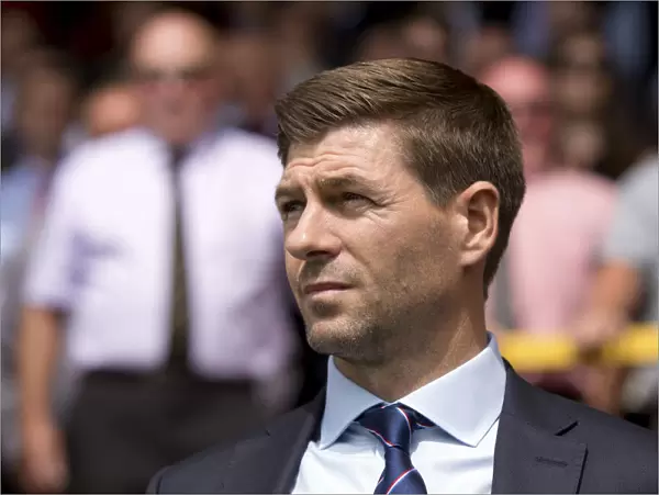 Steven Gerrard: Rangers Manager at Pittodrie - Leading the Team Against Aberdeen in the Ladbrokes Premiership