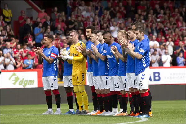 Rangers Honor Neil Cooper: Minutes Silence at Pittodrie Stadium - Scottish Cup Winning Moment
