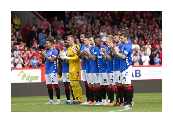 Rangers Honor Neil Cooper: Minutes Silence at Pittodrie Stadium - Scottish Cup Winning Moment