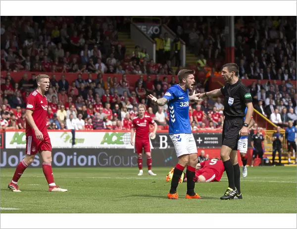 Rangers Secure Penalty: Josh Windass Foul - Kevin Clancy Awards at Pittodrie