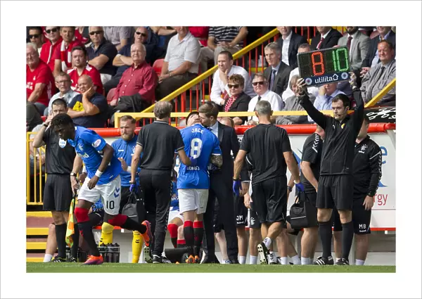 Rangers Steven Gerrard Consoles Ryan Jack: A Heartfelt Moment at Pittodrie Stadium