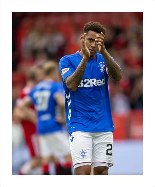 Rangers James Tavernier Celebrates Aberdeen Victory and Honors Fans at Pittodrie Stadium