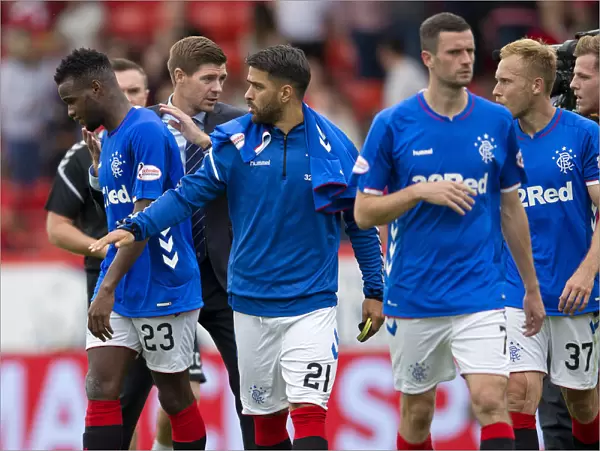 Rangers: Steven Gerrard and Lassana Coulibaly Celebrate Hard-Fought Victory at Pittodrie Stadium