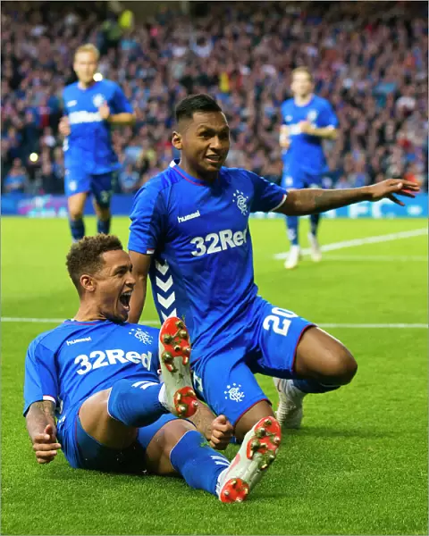 Rangers: Tavernier and Morelos Unforgettable Goal Celebration in Europa League Victory at Ibrox
