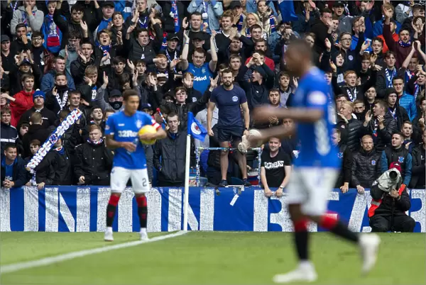 Rangers Fans Show Appreciation: Standing Ovation for Alfredo Morelos Substitution at Ibrox