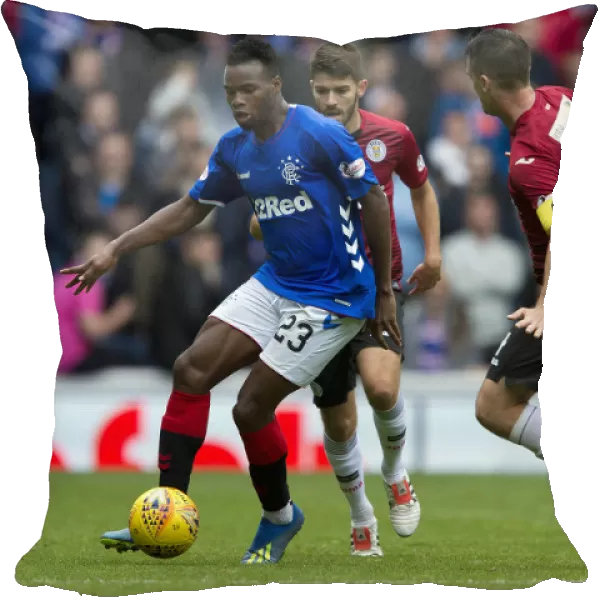 Thrilling Moment: Lassana Coulibaly in Action for Rangers at Ibrox