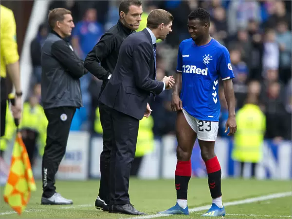 Steven Gerrard Comforts Injured Lassana Coulibaly: A Moment of Compassion at Ibrox Stadium