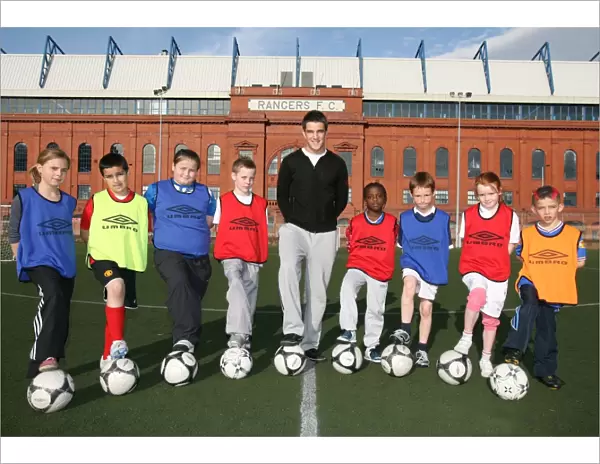 Rangers FC's Andrew Little Surprises October Holiday Soccer School at Ibrox Complex