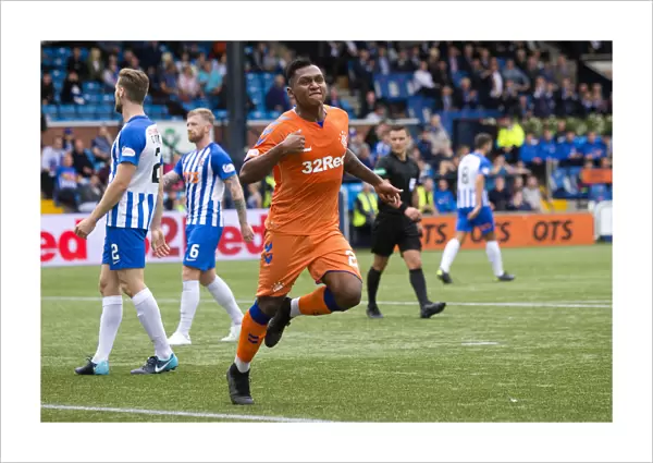 Rangers Alfredo Morelos Scores Brace in Betfred Cup Match vs Kilmarnock at Rugby Park