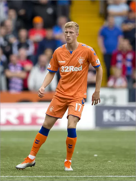 Ross McCrorie in Action: Rangers vs. Kilmarnock - The Betfred Cup Clash at Rugby Park