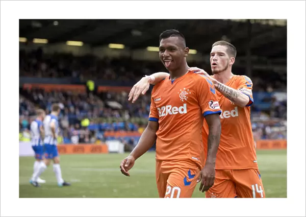 Rangers Morelos and Kent: Double Trouble - Celebrating Glory in Betfred Cup Clash vs. Kilmarnock