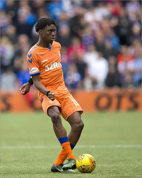 Rangers Ovie Ejaria in Action at Rugby Park during The Betfred Cup