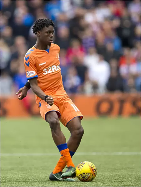 Rangers Ovie Ejaria in Action at Rugby Park during The Betfred Cup