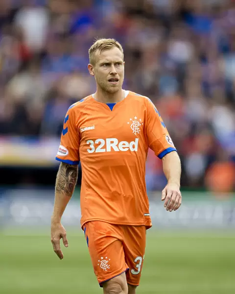 Scott Arfield in Action: Thrilling Betfred Cup Clash - Rangers vs Kilmarnock at Rugby Park