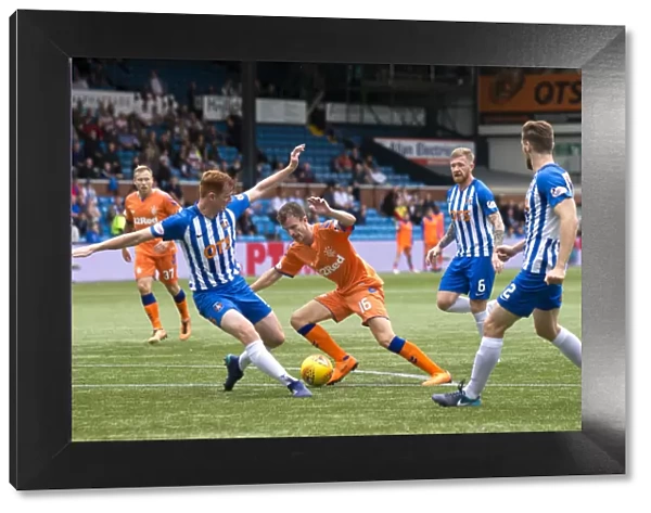 Rangers Andy Halliday in Action at Rugby Park: Betfred Cup Clash vs Kilmarnock
