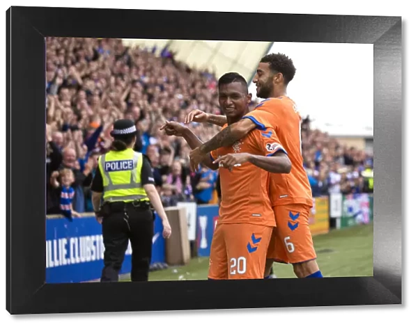 Rangers Morelos and Goldson: United in Victory - First Goal Celebration in Kilmarnock (Betfred Cup)