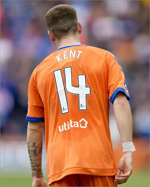 Rangers Ryan Kent in Action: The Thrilling Betfred Cup Clash at Kilmarnock's Rugby Park