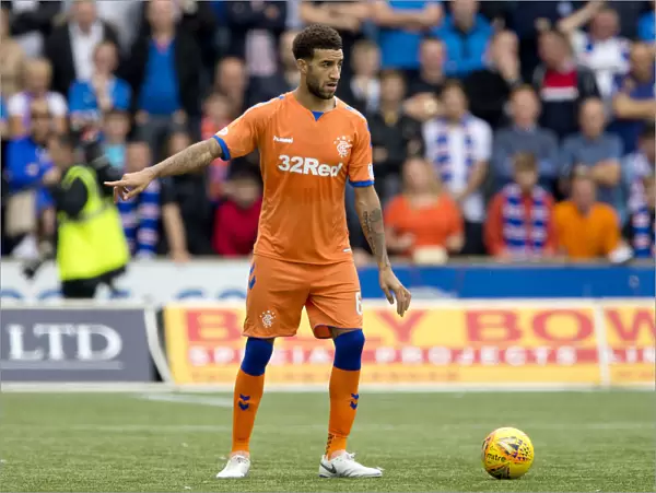 Rangers Connor Goldson in Action: The Betfred Cup Showdown at Rugby Park vs. Kilmarnock