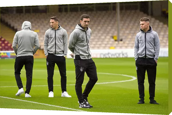 Rangers Players: United in Focus - Preparing for the Motherwell Clash at Fir Park: Scottish Premiership Battle (2003 Scottish Cup Champions)
