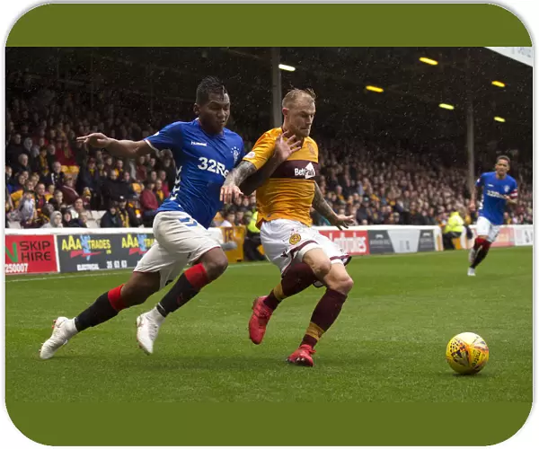 A Classic Scottish Rivalry: Motherwell vs Rangers in the Ladbrokes Premiership at Fir Park (Scottish Cup Winners 2003)