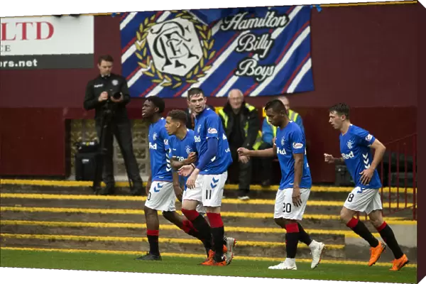 Rangers: Kyle Lafferty's Thrilling First Goal Celebration vs Motherwell, Ladbrokes Premiership