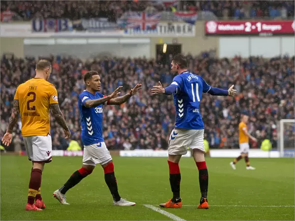 Double Trouble: Kyle Lafferty Scores Brace in Rangers Victory over Motherwell (Ladbrokes Premiership)