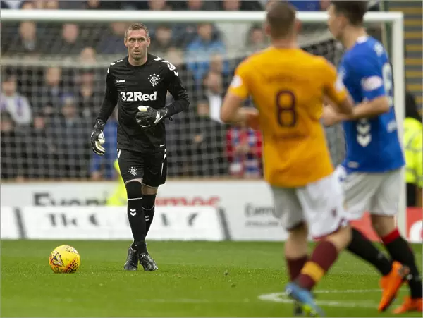 Allan McGregor in Action: Motherwell vs Rangers - Ladbrokes Premiership, Fir Park