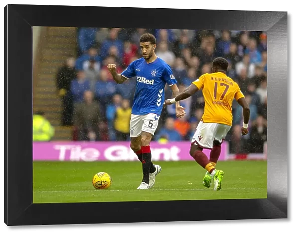 Connor Goldson in Action: Motherwell vs Rangers, Ladbrokes Premiership, Fir Park - Scottish Cup Champion