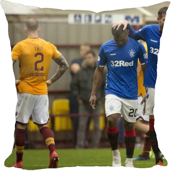 Rangers: Morelos and Lafferty Sharing a Light-Hearted Moment Amidst Motherwell Clash