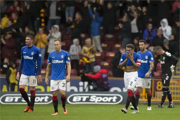 Rangers Players Disappointed: Motherwell's Late Strike at Fir Park