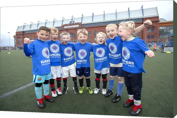 Rangers Football Club: Daniel Candeias Engages Young Talents at Ibrox Soccer School