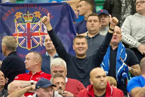 Passionate Rangers vs Celtic Clash: A Sea of Fans at Celtic Park, Ladbrokes Premiership