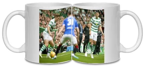 Steven Gerrard at Celtic Park: Rangers vs Celtic, Ladbrokes Premiership Clash