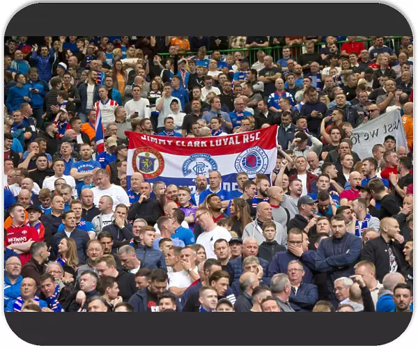 A Sea of Passion: Rangers Fans Celebrate at Celtic Park during the 2003 Scottish Premiership Scottish Cup Win